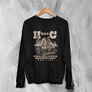 Nature Desert Vibes Cowboy Retro California Outdoor Adventure Hiking Sweatshirt